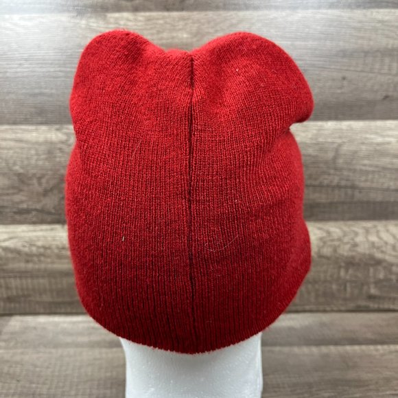 Harry Potter Beanie Winter Hat Maroon Youth One Size Wizard - Picture 3 of 8